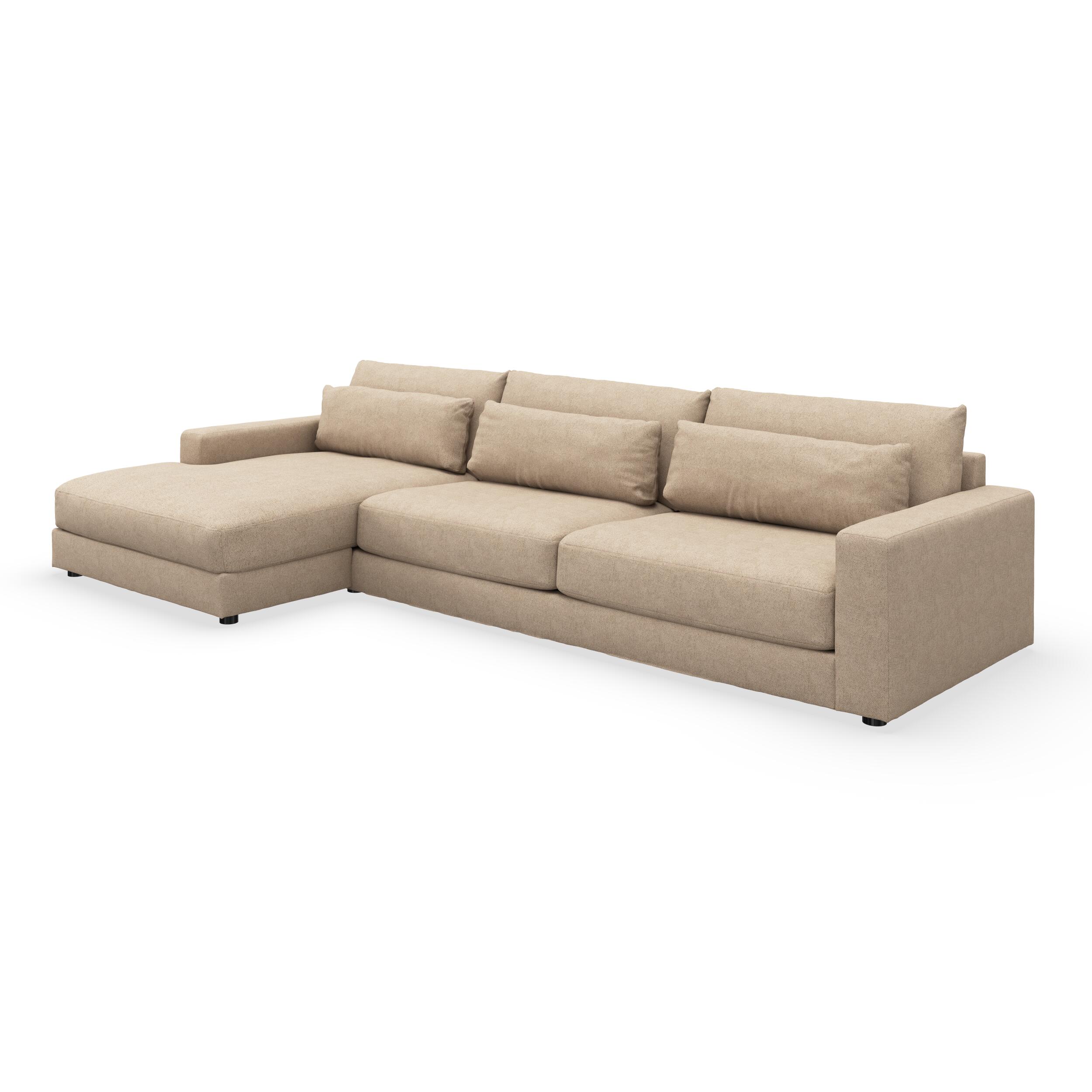 Halmstad venstrevendt sofa med chaiselong 
